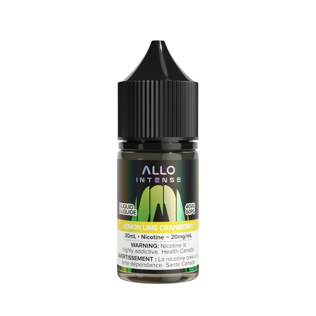 Allo Intense Nicotine Salt (20 mg, 30 ml) - Flavour: Lemon Lime Cranberry