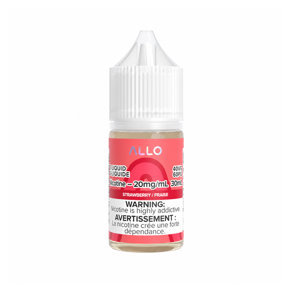 Allo Nicotine Salt E-Juice (20 mg, 30 ml) - Flavour: Strawberry