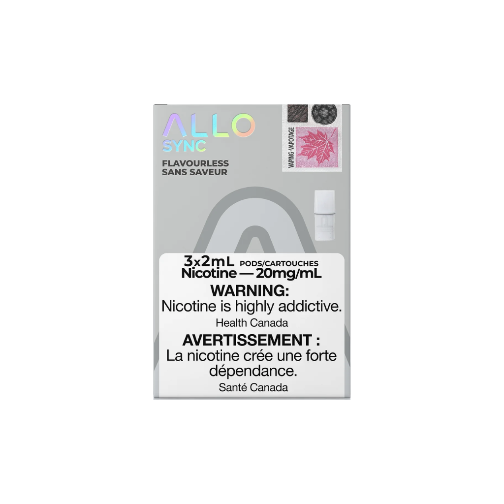 Allo Sync Pod (20 mg, 2 ml, 3 Pack) Flavourless - Shop at Krave Smoke