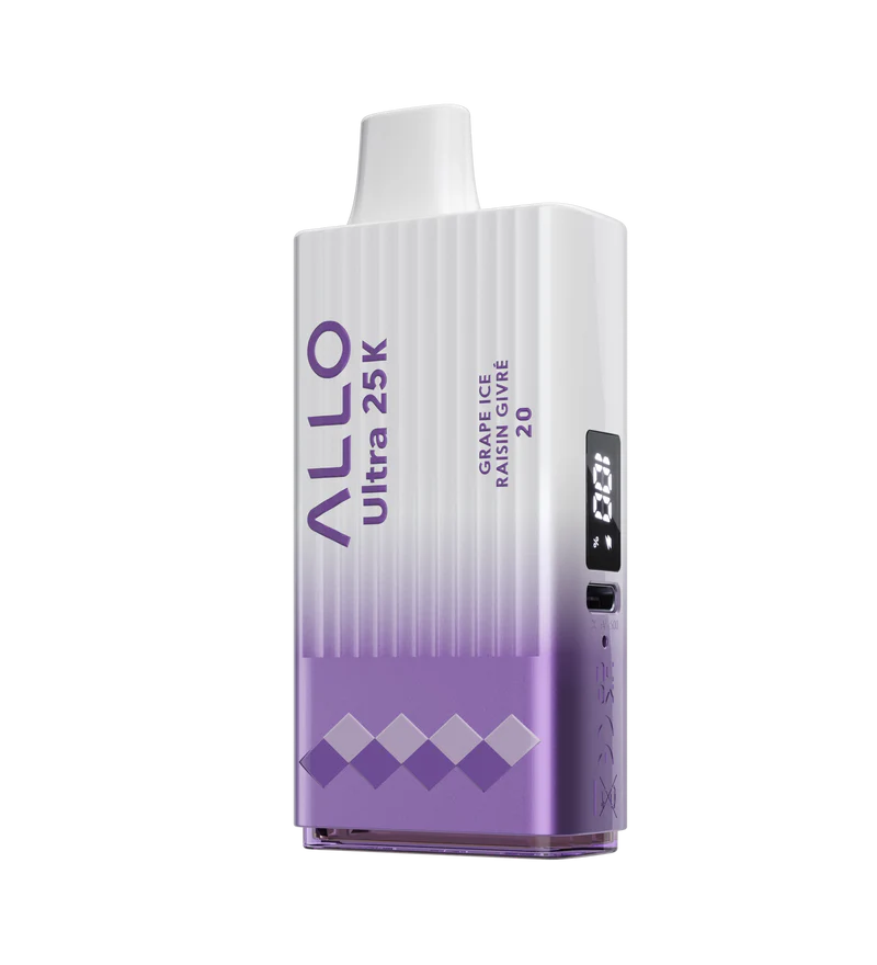 Allo Ultra 25K Disposable Vape - Flavour: Grape Ice