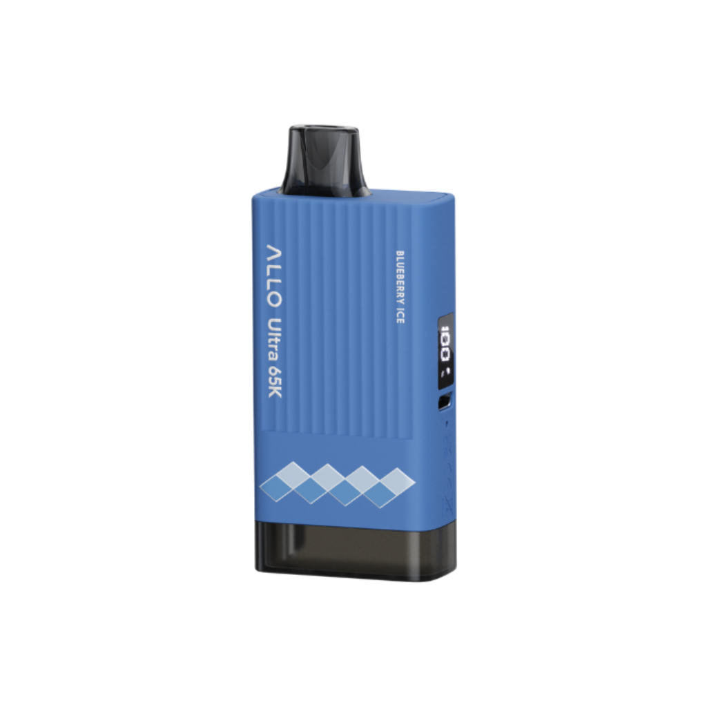 Allo Ultra 65K Disposable Vape Blueberry Ice - Shop at Krave Smoke