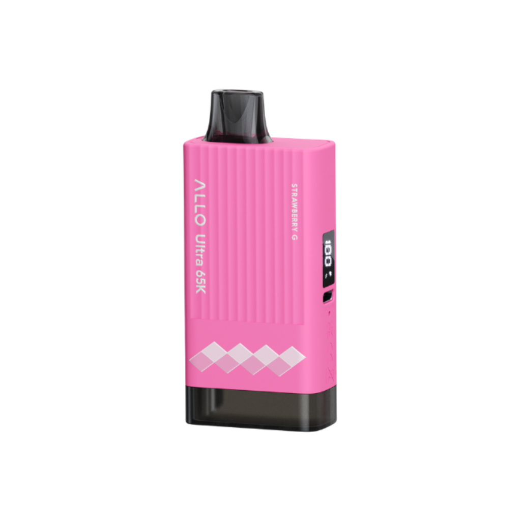 Allo Ultra 65K Disposable Vape Strawberry G - Shop at Krave Smoke