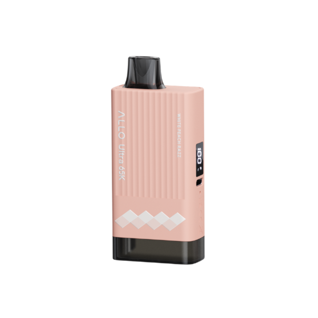 Allo Ultra 65K Disposable Vape White Peach Razz - Shop at Krave Smoke