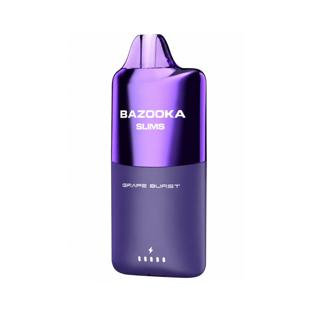 Bazooka Slims 5K Disposable Vape Grape Burst - Shop at Krave Smoke