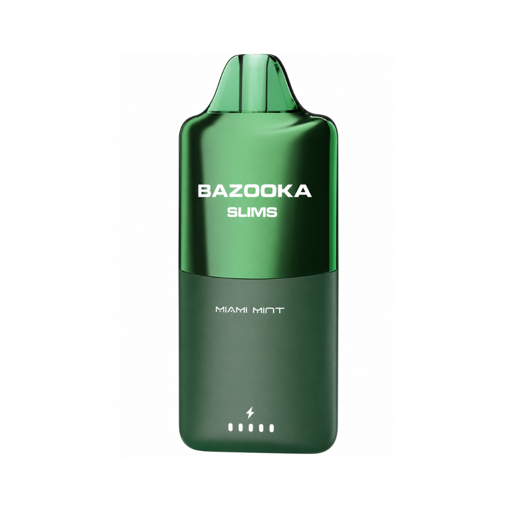 Bazooka Slims 5K Disposable Vape Miami Mint - Shop at Krave Smoke