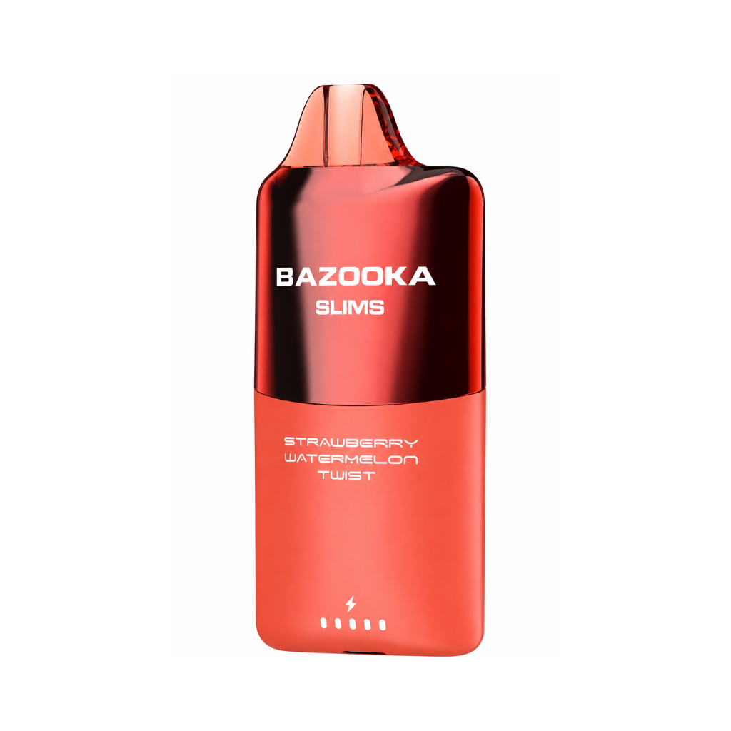 Bazooka Slims 5K Disposable Vape Strawberry Watermelon Twist - Shop at Krave Smoke