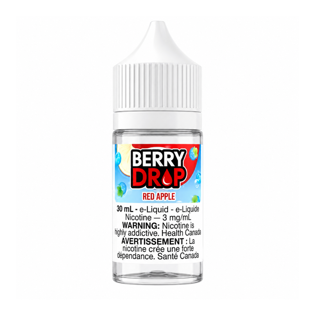Berry Drop Freebase E-Juice (3mg, 30 ml) - Flavour: Red Apple