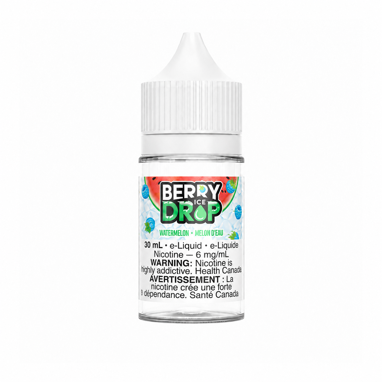 Berry Drop Freebase E-Juice (6mg, 30ml) - Flavour: Watermelon
