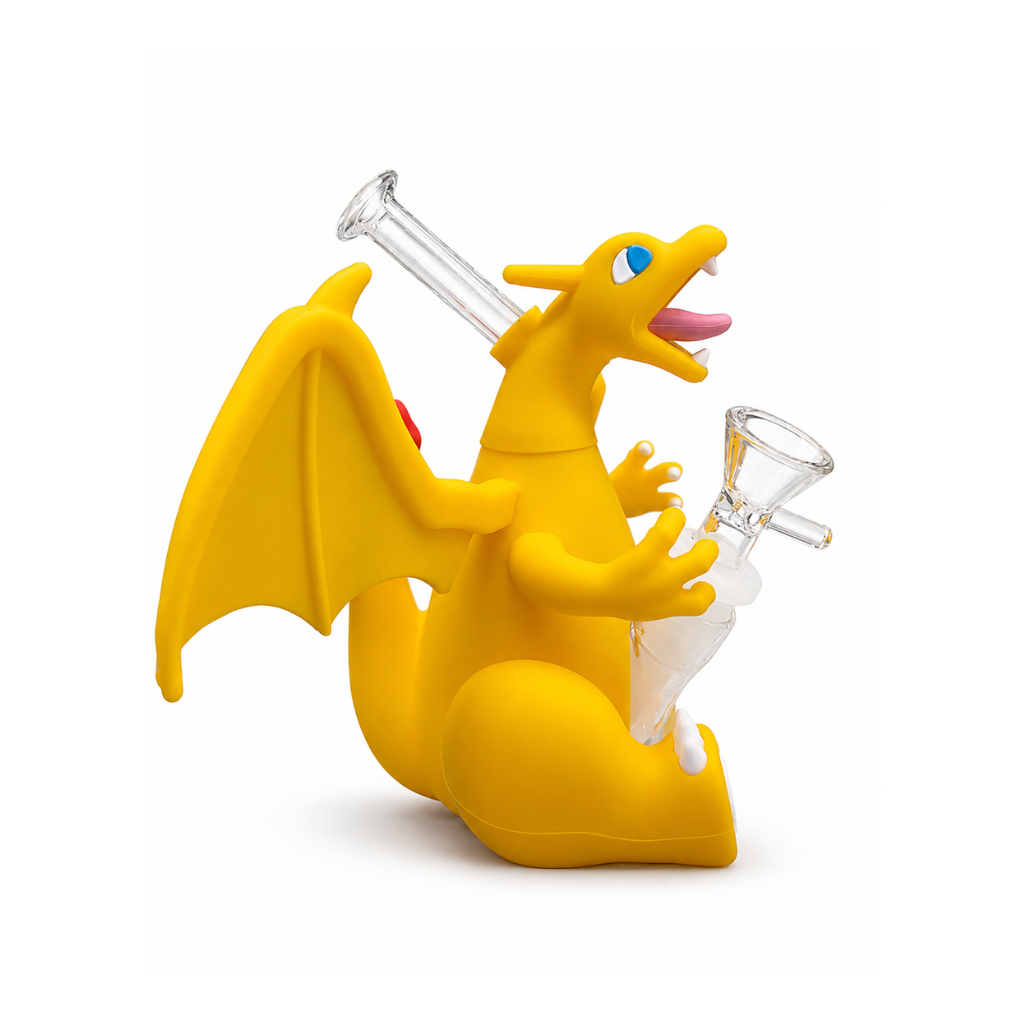 Charizard 6" Silicone & Glass Bong