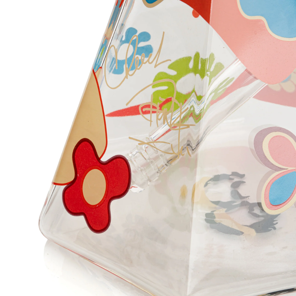 Cheech & Chong Glass 10" Power to the Flower Bong product view 3 - Shop at Krave Smoke