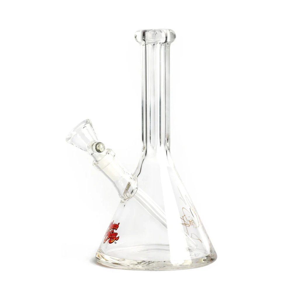 Cheech & Chong Glass 7.5" Johnny Stash Mini Beaker Base Bong