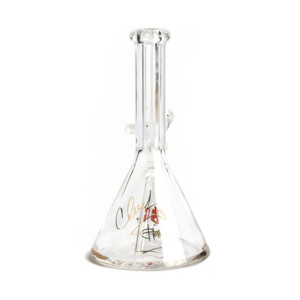 Cheech & Chong Glass 7.5" Johnny Stash Mini Beaker Base Bong product view 2 - Shop at Krave Smoke