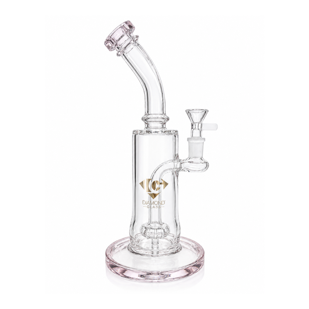 Diamond Glass 10" Donut Percolator Bong
