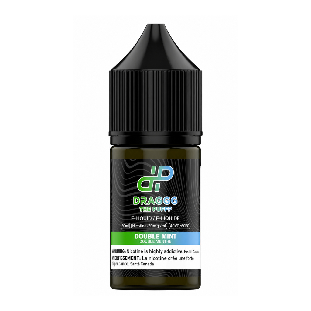 Draggg The Puff Nicotine Salt E-Juice (20 mg, 30 ml) - Flavour: Double Mint