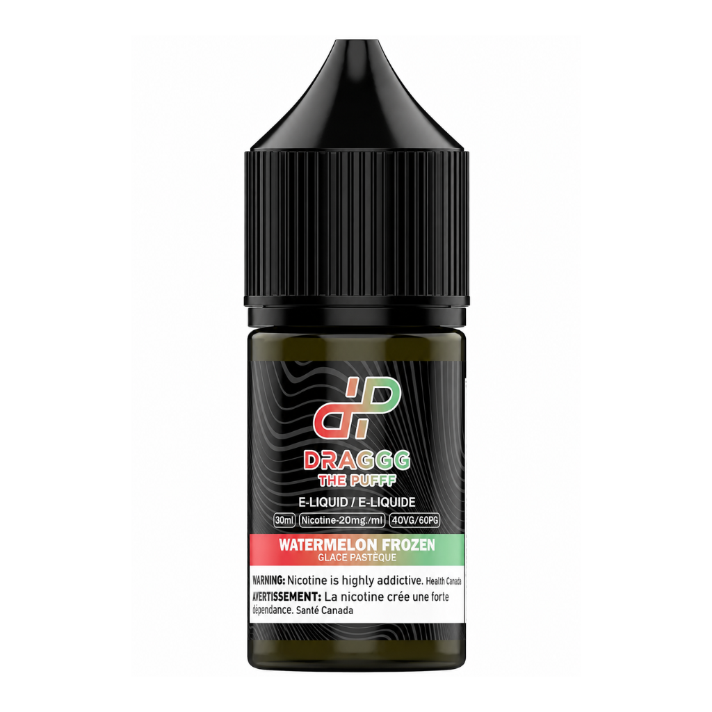 Draggg The Puff Nicotine Salt E-Juice (20 mg, 30 ml) - Flavour: Watermelon Frozen
