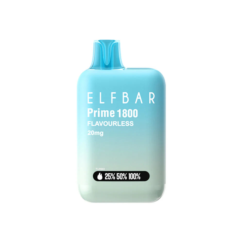Elf Bar Prime 1800 Disposable Vapes - Flavour: Flavourless