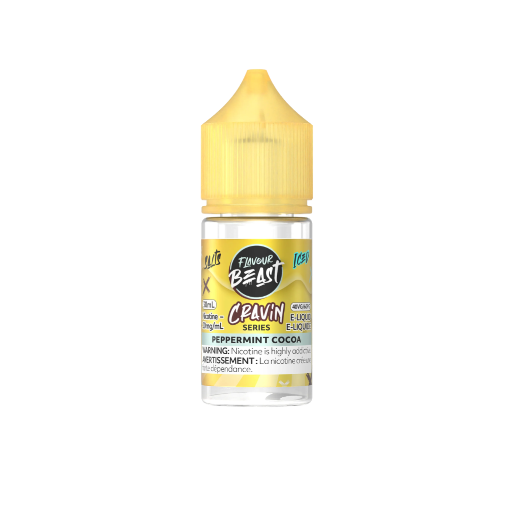 Flavour Beast Cravin Nicotine Salt E-Juice (20 mg, 30 ml) - Flavour: Peppermint Cocoa (Iced)