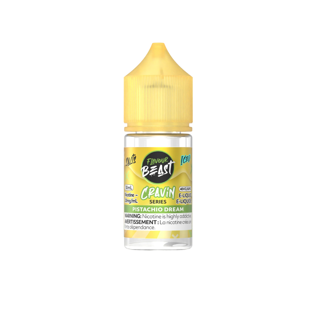 Flavour Beast Cravin Nicotine Salt E-Juice (20 mg, 30 ml) - Flavour: Pistachio Dream (Iced)