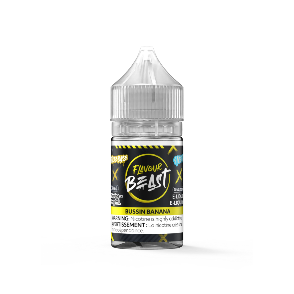 Flavour Beast Freebase E-Juice (3 mg, 30 ml) - Flavour: Bussin Banana