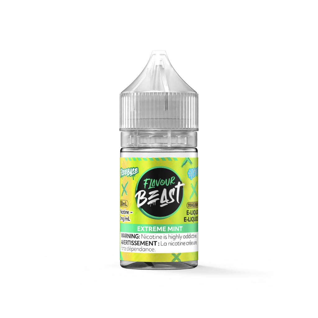 Flavour Beast Freebase E-Juice (3 mg, 30 ml) - Flavour: Extreme Mint