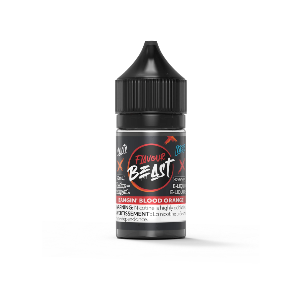 Flavour Beast Nicotine Salt E-Juice (20 mg, 30 ml) - Flavour: Bangin' Blood Orange (Iced)