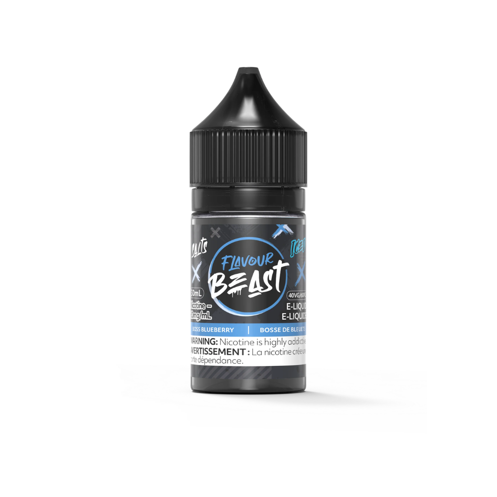 Flavour Beast Nicotine Salt E-Juice (20 mg, 30 ml) - Flavour: Boss Blueberry (Iced)