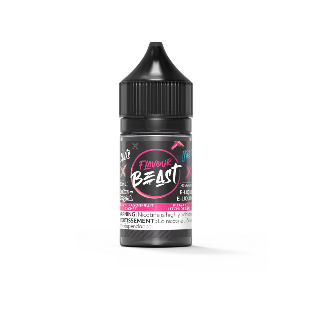 Flavour Beast Nicotine Salt E-Juice (20 mg, 30 ml) - Flavour: Dreamy Dragonfruit Lychee (Iced)