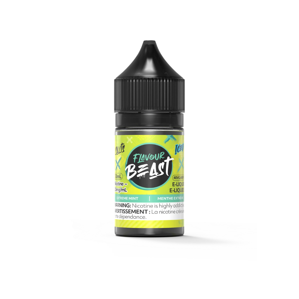 Flavour Beast Nicotine Salt E-Juice (20 mg, 30 ml) - Flavour: Extreme Mint (Iced)