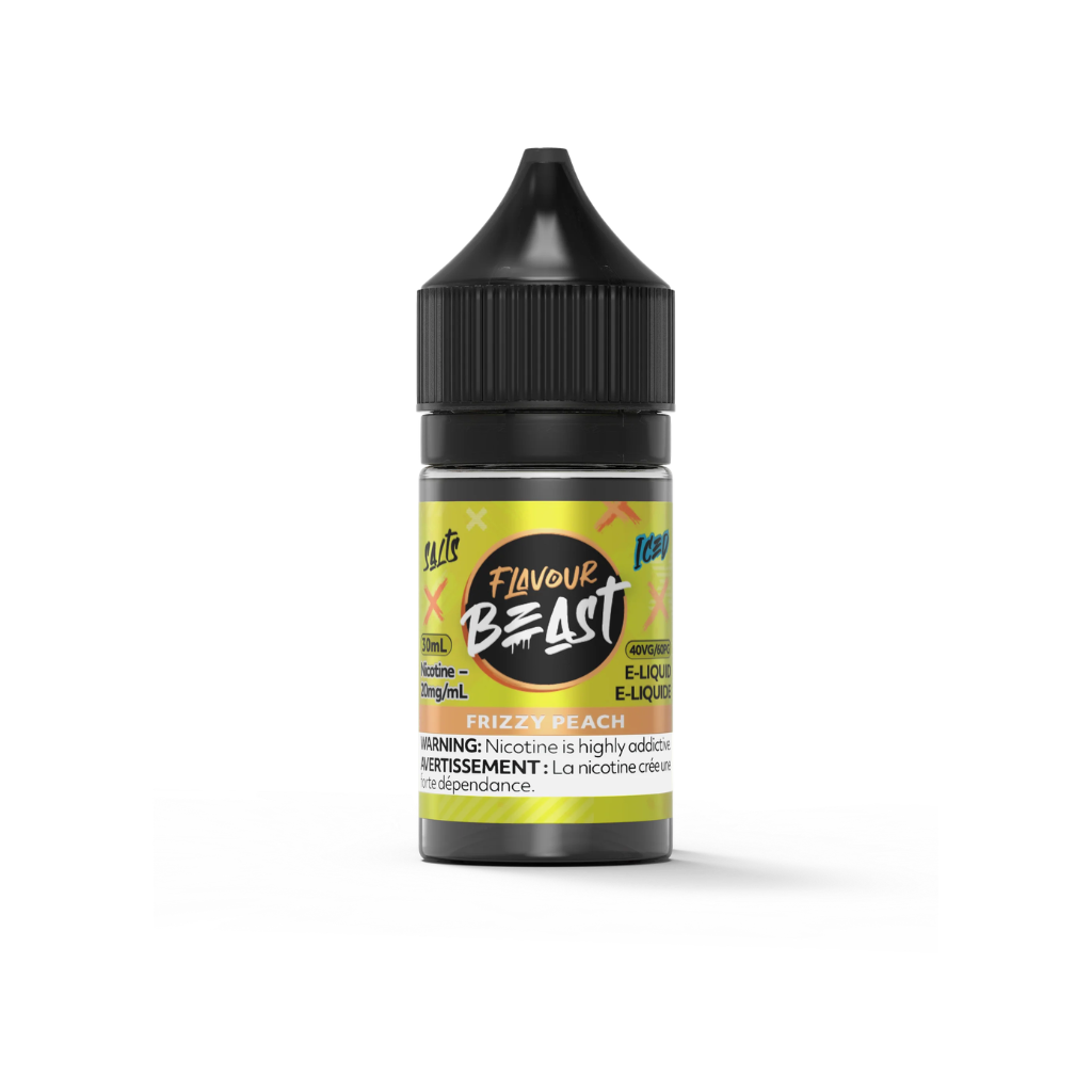 Flavour Beast Nicotine Salt E-Juice (20 mg, 30 ml) - Flavour: Frizzy Peach (Iced)
