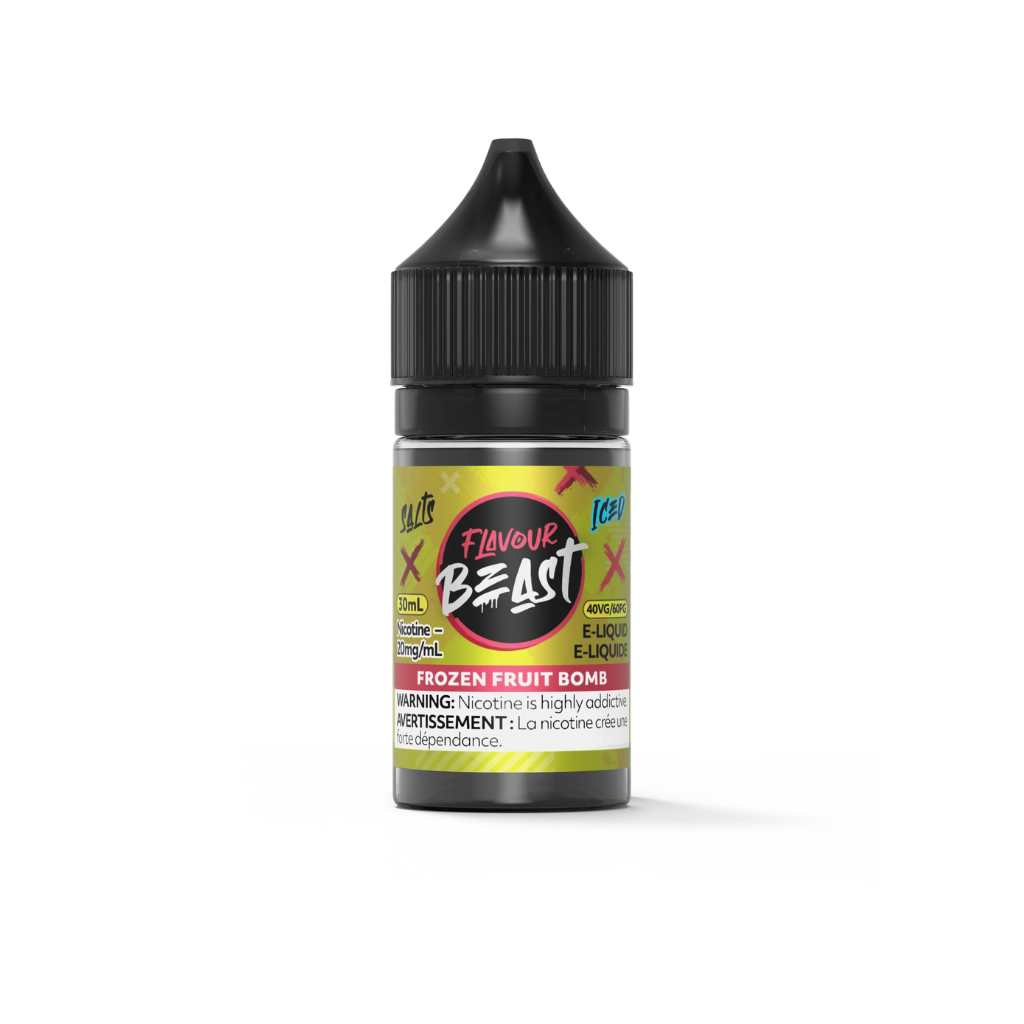 Flavour Beast Nicotine Salt E-Juice (20 mg, 30 ml) - Flavour: Frozen Fruit Bomb (Iced)