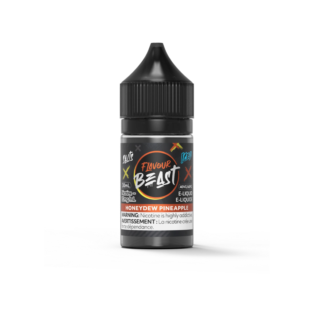 Flavour Beast Nicotine Salt E-Juice (20 mg, 30 ml) - Flavour: Honeydew Pineapple (Iced)