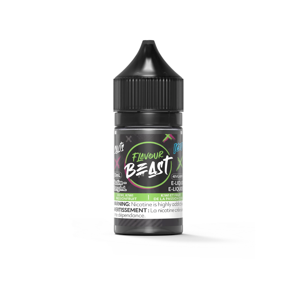 Flavour Beast Nicotine Salt E-Juice (20 mg, 30 ml) - Flavour: Kewl Kiwi Passionfruit (Iced)