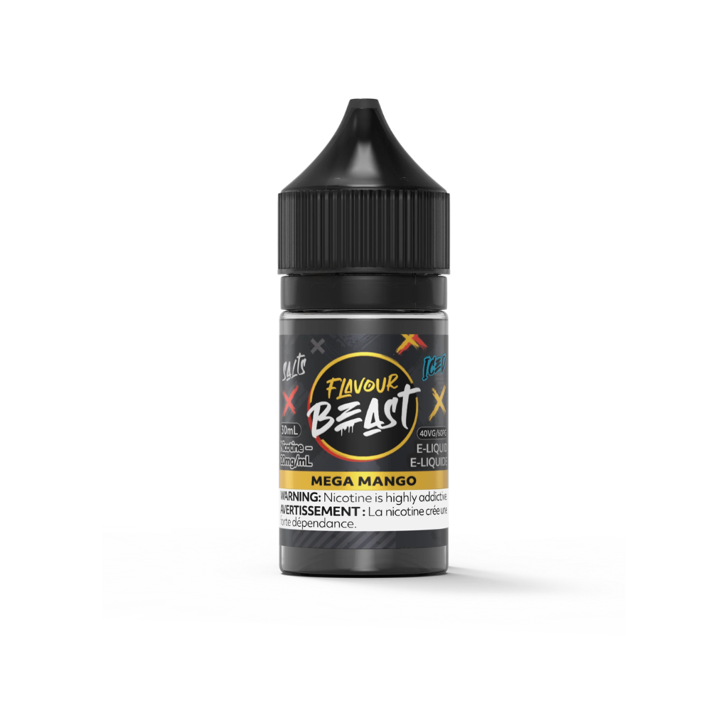 Flavour Beast Nicotine Salt E-Juice (20 mg, 30 ml) - Flavour: Mega Mango (Iced)