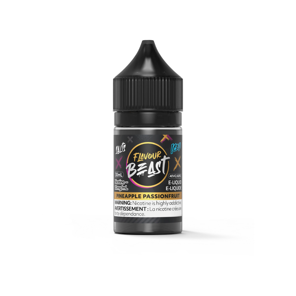 Flavour Beast Nicotine Salt E-Juice (20 mg, 30 ml) - Flavour: Pineapple Passionfruit (Iced)