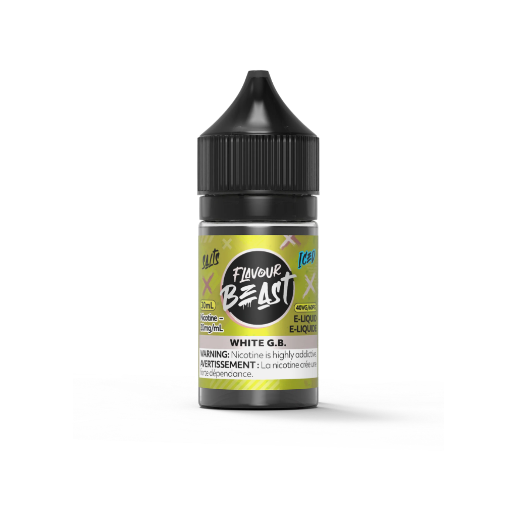 Flavour Beast Nicotine Salt E-Juice (20 mg, 30 ml) - Flavour: White G.B. (Iced)