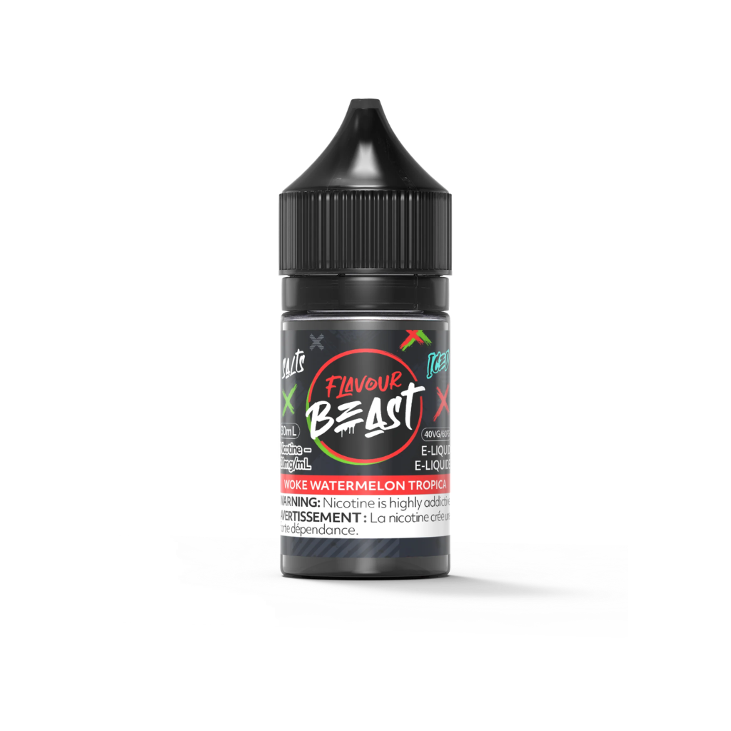 Flavour Beast Nicotine Salt E-Juice (20 mg, 30 ml) - Flavour: Woke Watermelon Tropika (Iced)