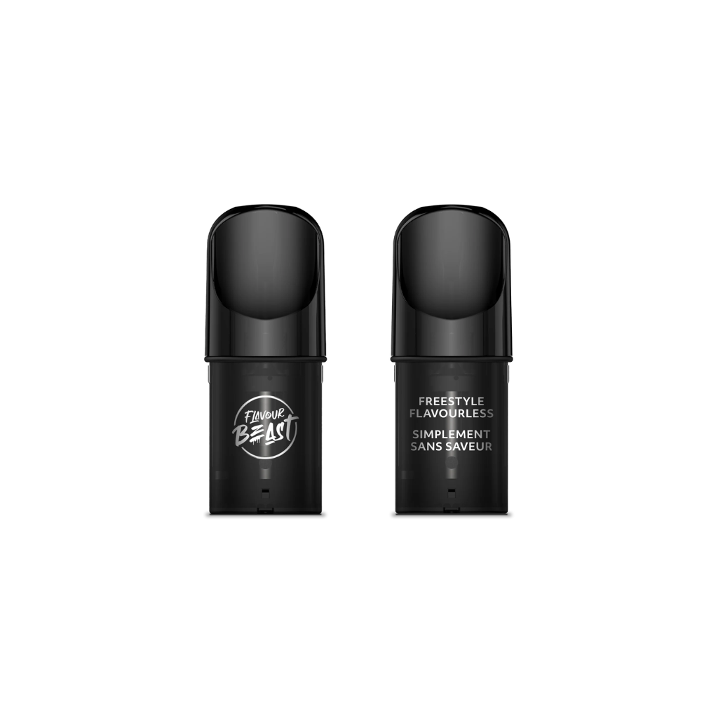 Flavour Beast Pod (20 mg, 2 ml, 3 Pack) Freestyle Flavourless - Shop at Krave Smoke
