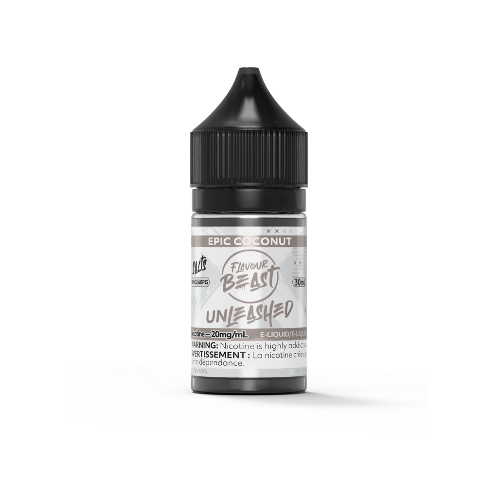 Flavour Beast Unleashed Nicotine Salt E-Juice (20 mg, 30 ml) - Flavour: Epic Coconut