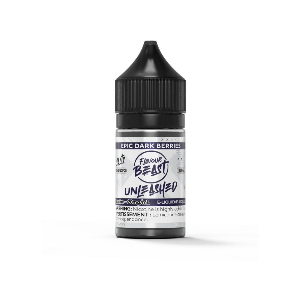 Flavour Beast Unleashed Nicotine Salt E-Juice (20 mg, 30 ml) - Flavour: Epic Dark Berries