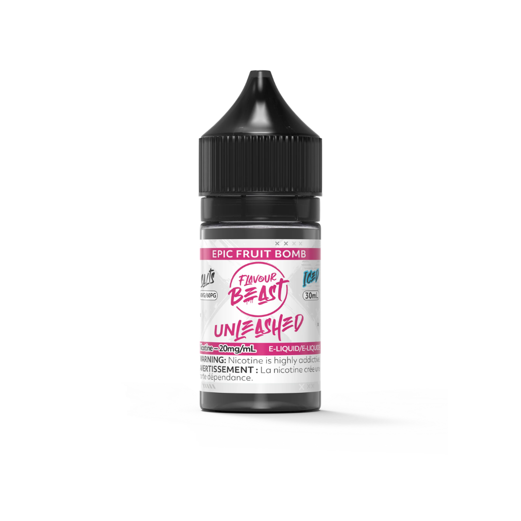 Flavour Beast Unleashed Nicotine Salt E-Juice (20 mg, 30 ml) - Flavour: Epic Fruit Bomb (Iced)