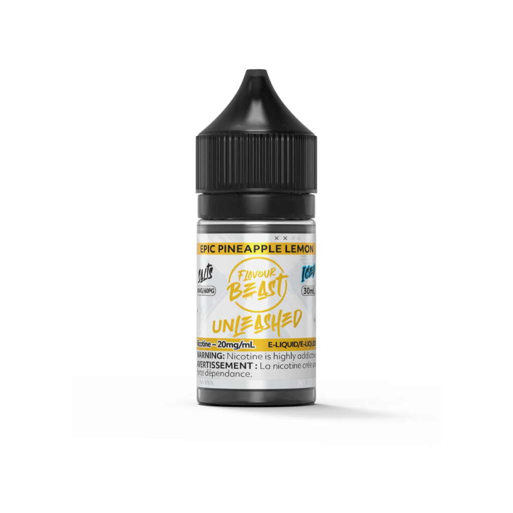 Flavour Beast Unleashed Nicotine Salt E-Juice (20 mg, 30 ml) - Flavour: Epic Pineapple Lemon (Iced)