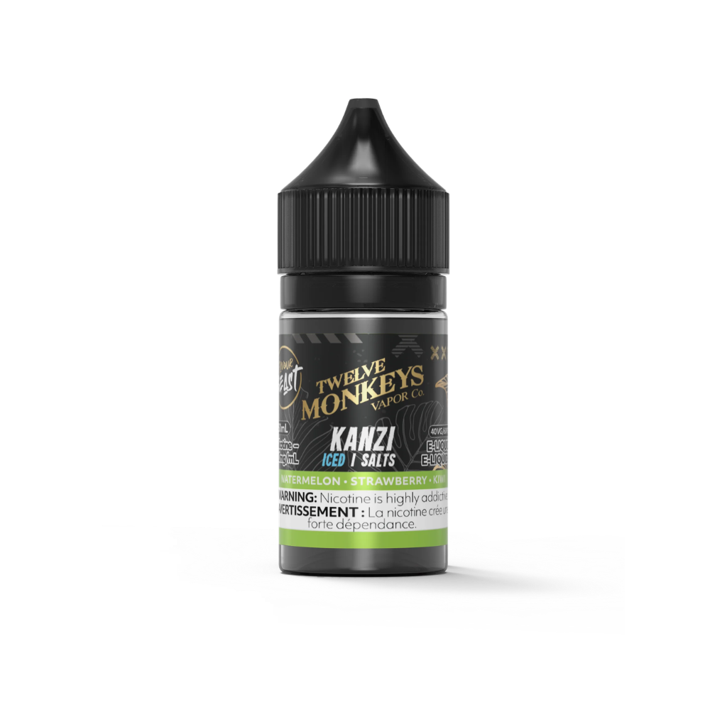Flavour Beast X Twelve Monkeys Nicotine Salt E-Juice (20 mg, 30 ml) - Flavour: Kanzi Iced