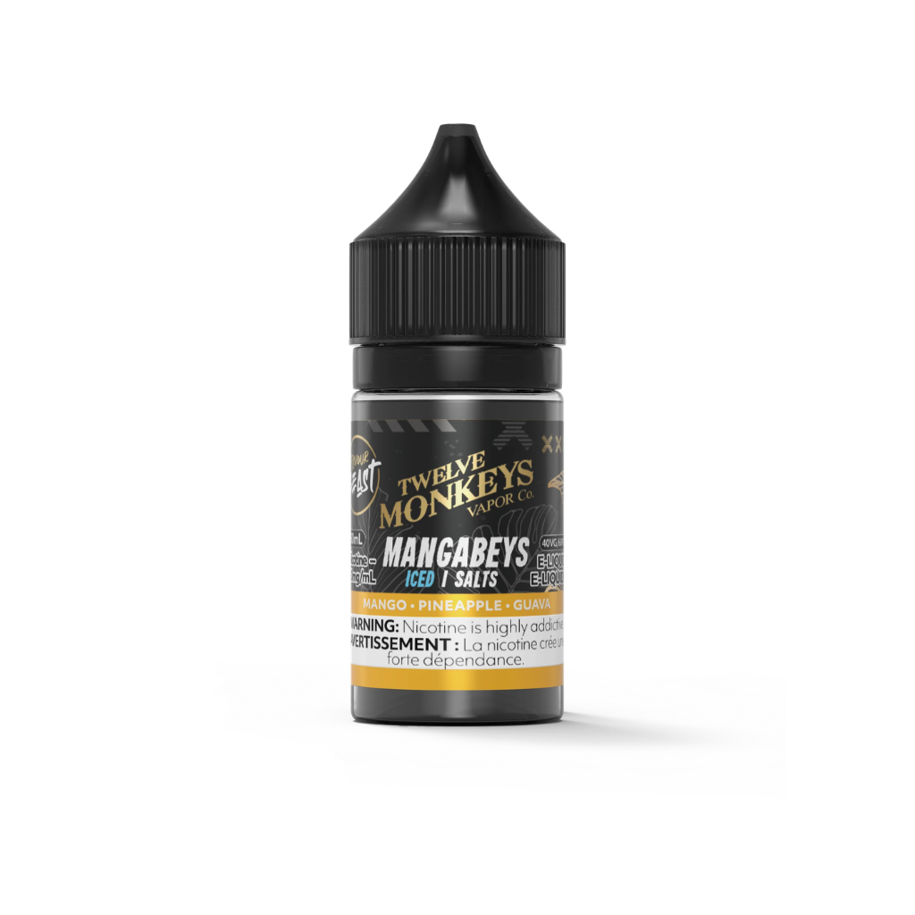 Flavour Beast X Twelve Monkeys Nicotine Salt E-Juice (20 mg, 30 ml) - Flavour: Mangabeys Iced