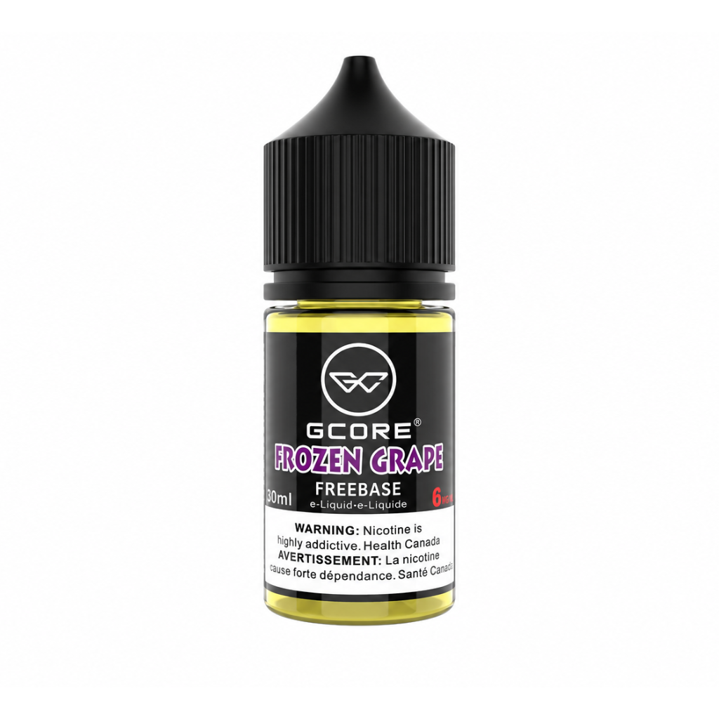 G Core Freebase E-Juice (6 mg, 30 ml) - Flavour: Frozen Grape