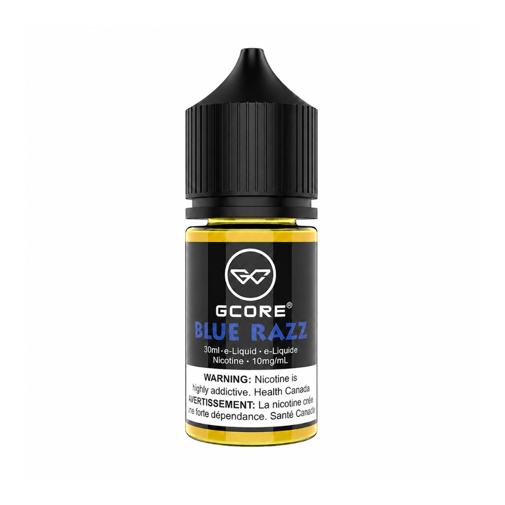 G Core Nicotine Salt E-Juice (10 mg, 30 ml) - Flavour: Blue Razz