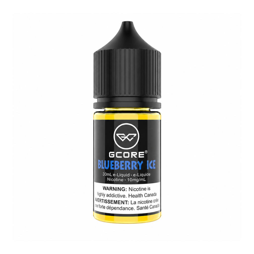 G Core Nicotine Salt E-Juice (10 mg, 30 ml) - Flavour: Blueberry Ice