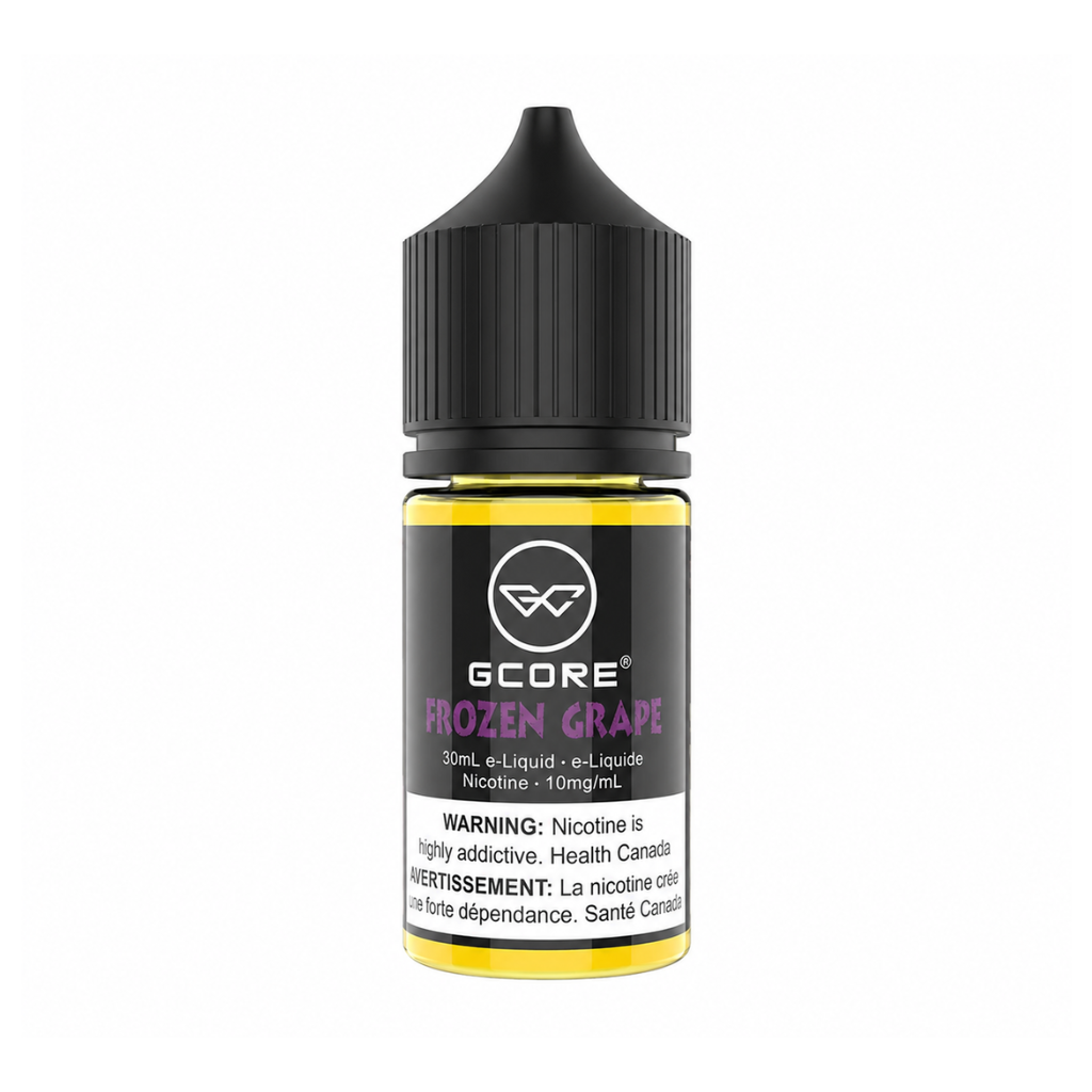 G Core Nicotine Salt E-Juice (10 mg, 30 ml) - Flavour: Frozen Grape