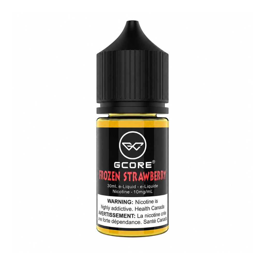 G Core Nicotine Salt E-Juice (10 mg, 30 ml) - Flavour: Frozen Strawberry
