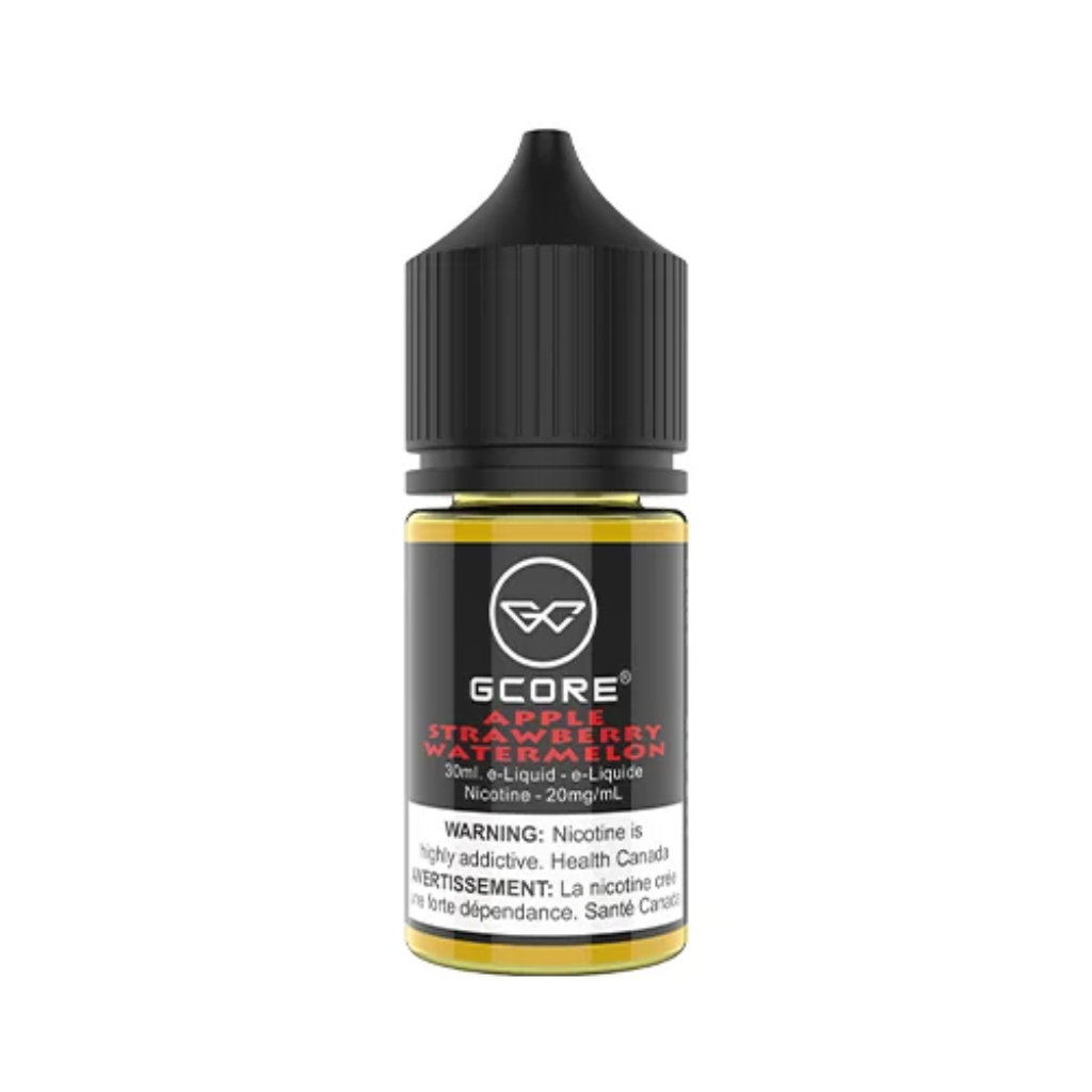 G Core Nicotine Salt E-Juice (20 mg, 30 ml) - Flavour: Apple Strawberry Watermelon