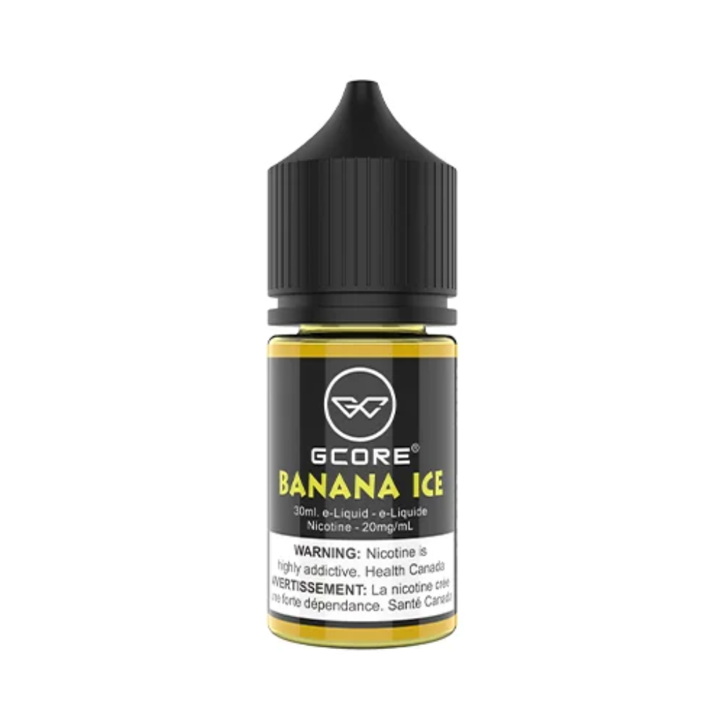 G Core Nicotine Salt E-Juice (20 mg, 30 ml) - Flavour: Banana Ice